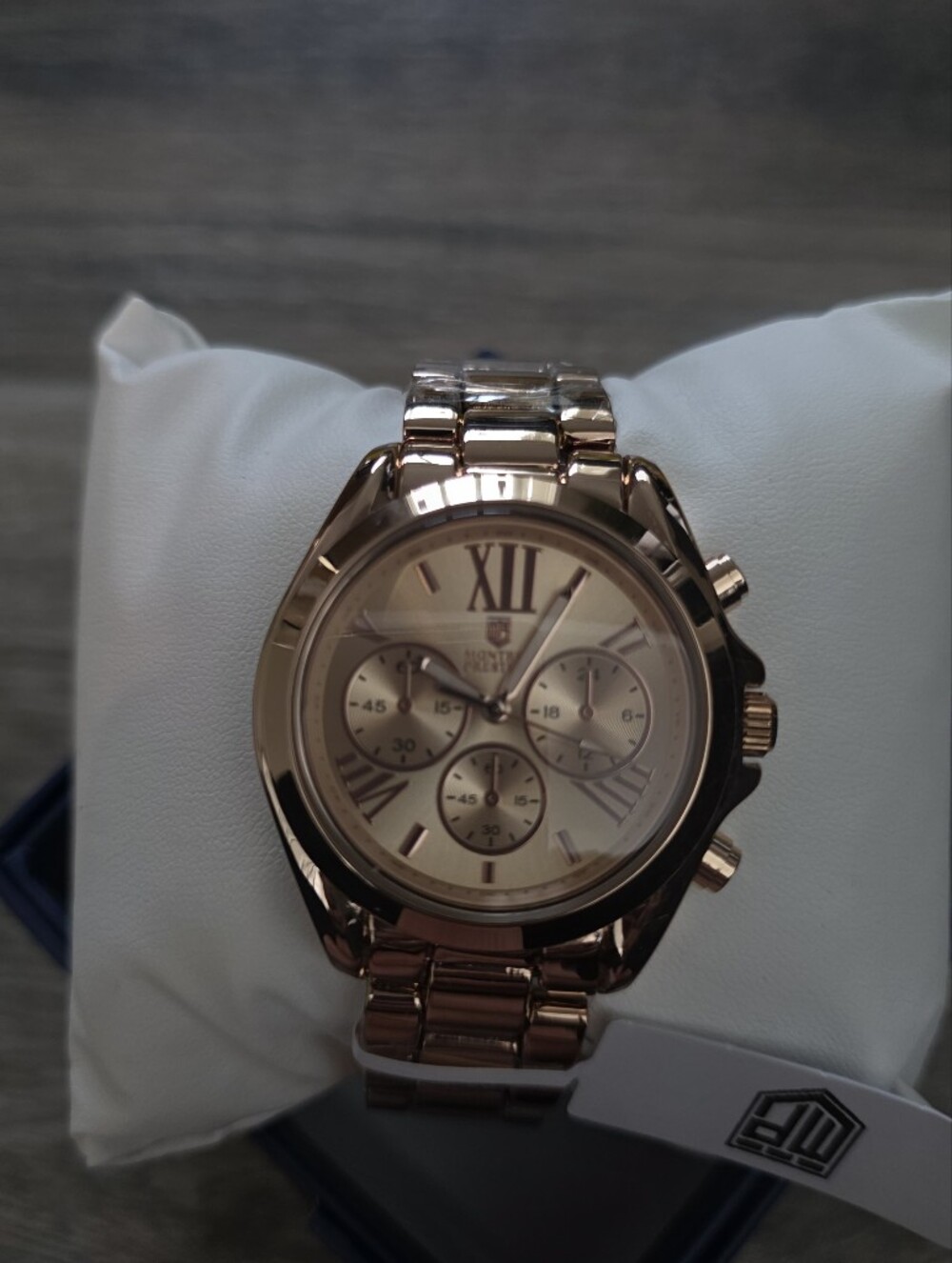 69. Rose Gold Women’s Chronograph Watch - Unknown Brand